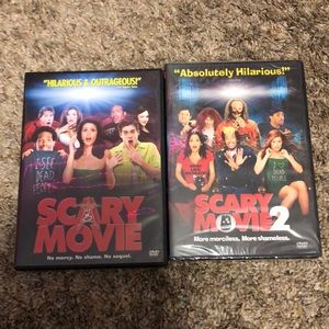 Scary Movie and Scary Movie 2 DVDs